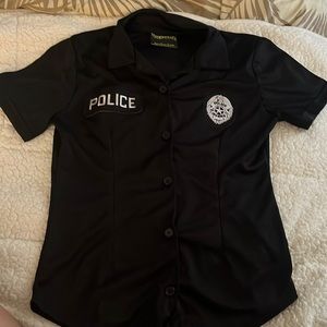 Police Costume Top worn once